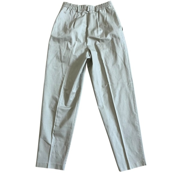 Vintage Allison Daley pleated front 100% cotton chinos work pants women’s size 6 - Picture 9 of 10